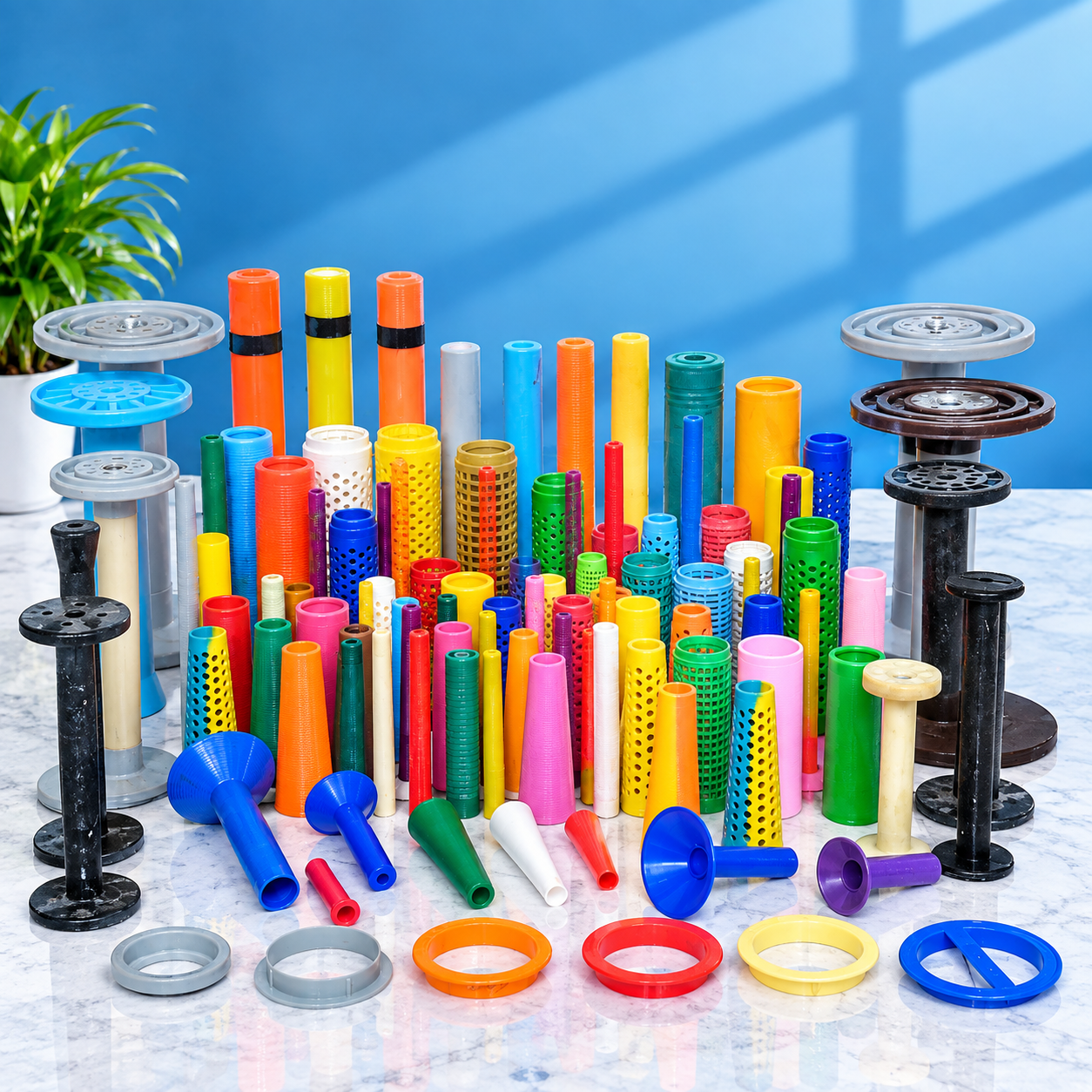 High precision textile bobbins and ring frame tubes engineered by NAPPI